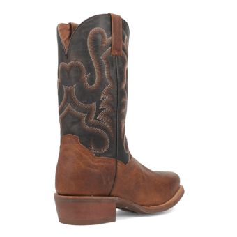 Dan Post Men's Richland Leather Western Boots - Saddle/Chocolate #10