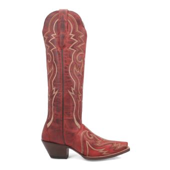 Dan Post Women's Silvie Tall Leather Boots - Red #2