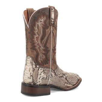 Dan Post Cowboy Certified Brutus Python Boots - Natural/Brown #10