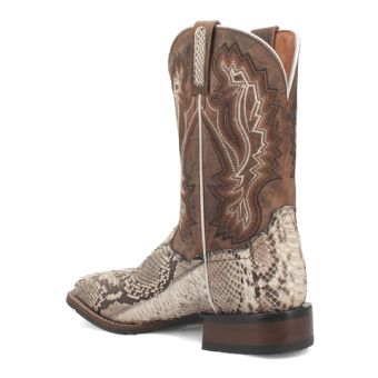 Dan Post Cowboy Certified Brutus Python Boots - Natural/Brown #9