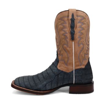 Dan Post Men's Cowboy Certified Leon Caiman Western Boots - Denim/Tan #3