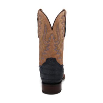 Dan Post Men's Cowboy Certified Leon Caiman Western Boots - Denim/Tan #4