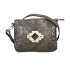 American West Navajo Soul Multi-Compartment Crossbody - Distressed Charcoal