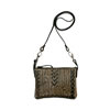 American West Driftwood Trail Rider Crossbody - Distressed Charcoal