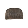 American West Freedom Feather Cosmetic Case - Charcoal Brown