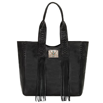 American West Mohave Canyon Large Zip Top Tote - Black