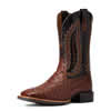 Ariat Men's Quantum Primo Full Quill Ostrich Boots - Antique Tobacco/Thunder Brown