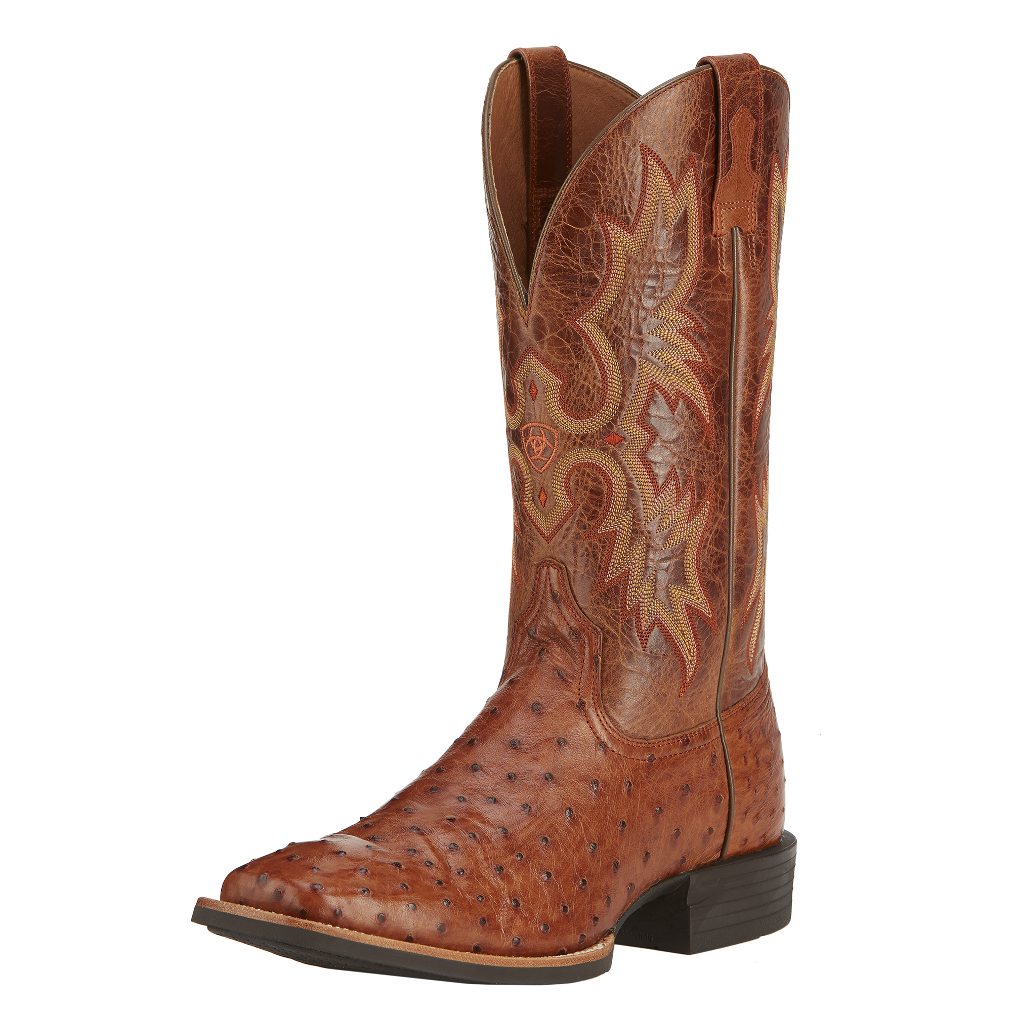 Pungo Ridge Ariat Quantum Classic FullQuill Ostrich Boots Brandy