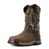 Ariat Men's Rebar Flex Patriot H2O Boots w/Composite Toe - Brown/Camo