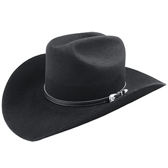 Bailey Wichita 2X Western Felt Hat - Black