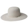 Bailey 20X Stellar Open Western Felt Hat - Silverbelly