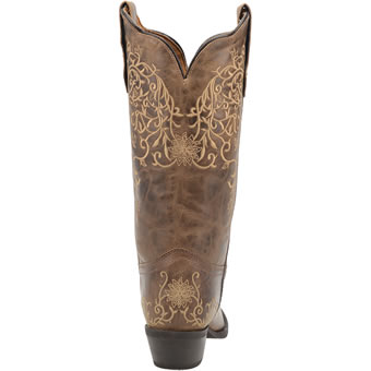 Laredo Women's Jasmine Boots - Taupe Distressed #4