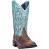 Laredo Women's Anita Western Boots - Brown/Turquoise