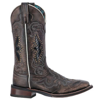 Laredo Women's Spellbound Western Boots - BlackTan #2