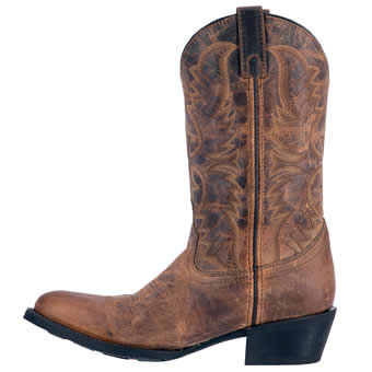 Laredo Men's Birchwood Leather R Toe Boots - Tan #4