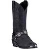 Dingo Men's Suiter Pigskin Harness Boots w/Conchos - Black