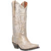 Dan Post Women's Frost Bite Embroidered Leather Boots - Ivory/Silver
