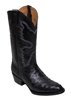 Ferrini Men's Colt Full Quill Ostrich R Toe Boots - Black