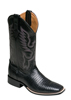 Ferrini Men's Taylor Teju Lizard Square Toe Western Boots - Black