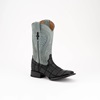Ferrini Men's Ostrich Patch Square Toe Western Boots - Black