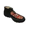 Ferrini Ladies Maya Fringed Moccasins - Black