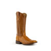 Ferrini Ladies Colt Full Quill Ostrich Square Toe Boots - Cognac