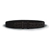 Ferrini Full Quill Ostrich Straight 1 1/2 Belt - Black