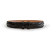 Ferrini Teju Lizard Patch 1 1/2 Straight Belt - Black
