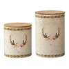 Desert Skull 2-Piece Canister Set