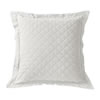 Diamond Quilted Euro Sham - Vintage White