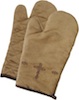 Embroidered Cross Oven Mitts