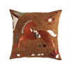 Solace Embroidered Horse Throw Pillow