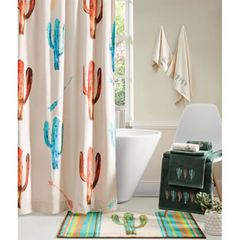 Cactus & Arrows Shower Curtain #2