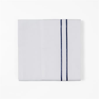 350 Thread Count Embroidered Stripe Sheet Set - Navy #2
