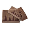 Clearwater Pines 3-Piece Bath Towel Set - Mocha
