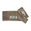 Joshua 3-Piece Bath Towel Set - Mocha
