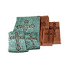 Embroidered Crosses Towel Set