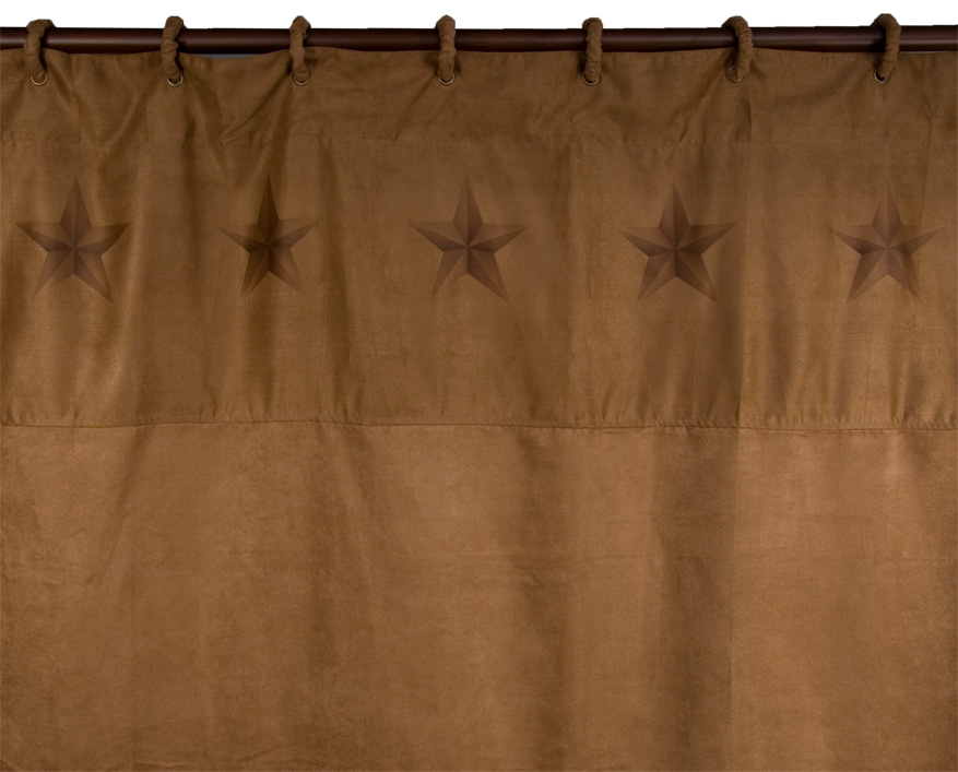 Pungo Ridge Barn Star Ultra Suede Shower Curtain Luxury Barn Star Ultra Suede Shower Curtain Tap To Expand