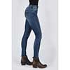 Stetson Ladies 902 High Waist Skinny Jeans w/Distressed Knee