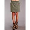 Stetson Ladies Olive Twill 5 Pocket Skirt