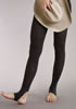 Stetson Ladies Footless Stirrup Tights - Dark Grey