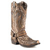 Stetson Men's Distressed Outlaw Harness Boots