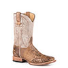 Stetson Men's Diego Hand Tooled Wingtip, Crown & Counter Boots