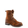 Stetson Ladies Sam Combat Boots w/Lug Sole - Brown Suede