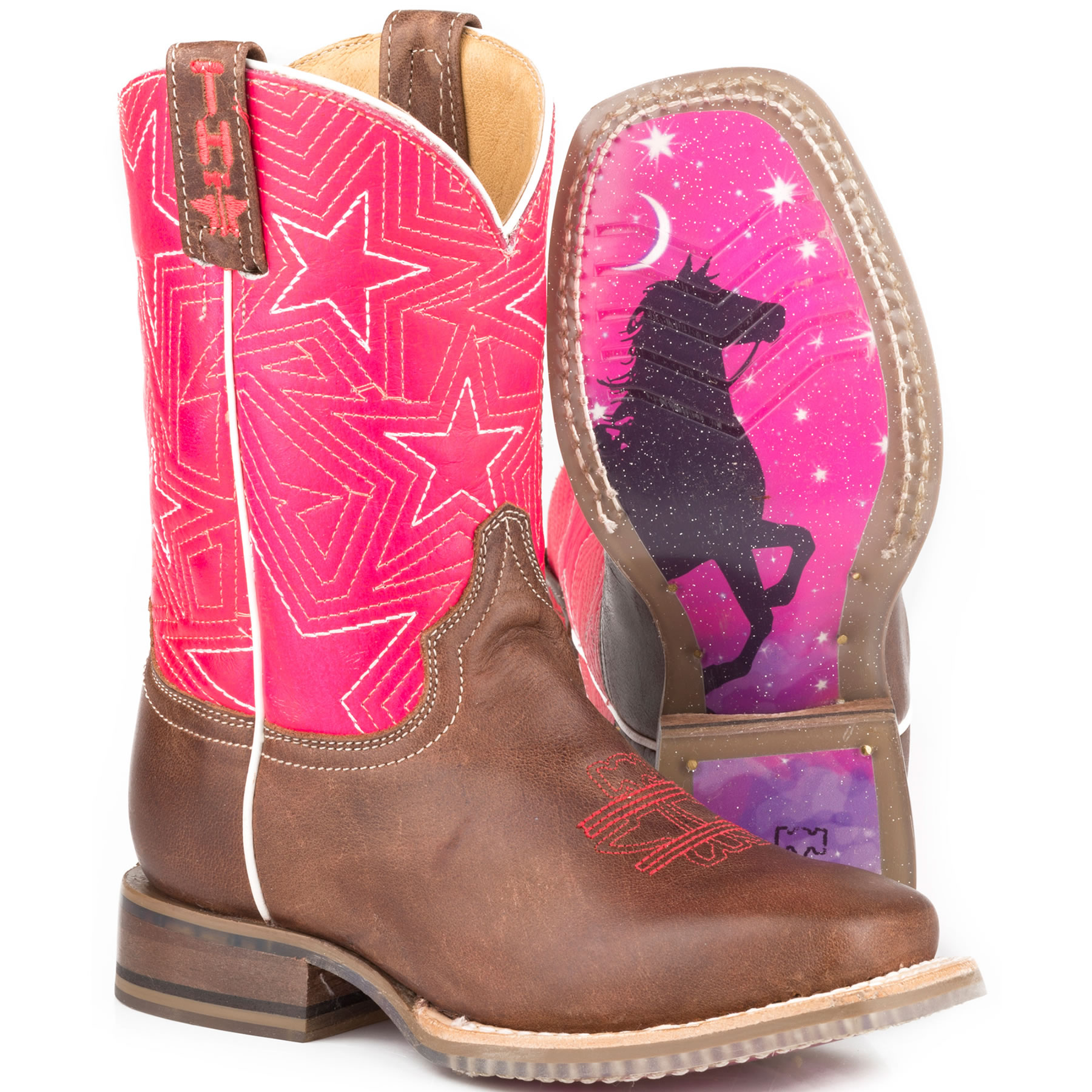 Pungo Ridge Tin Haul Kid's Puffy Stars Boots w/Reach For The Stars