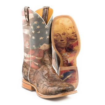 Tin Haul Men's Land of the Free Boots w/Presidential Sole