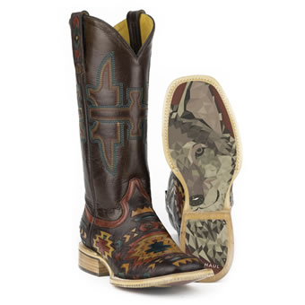 Tin Haul Gal's South by SW Boots w/Wolf Sole