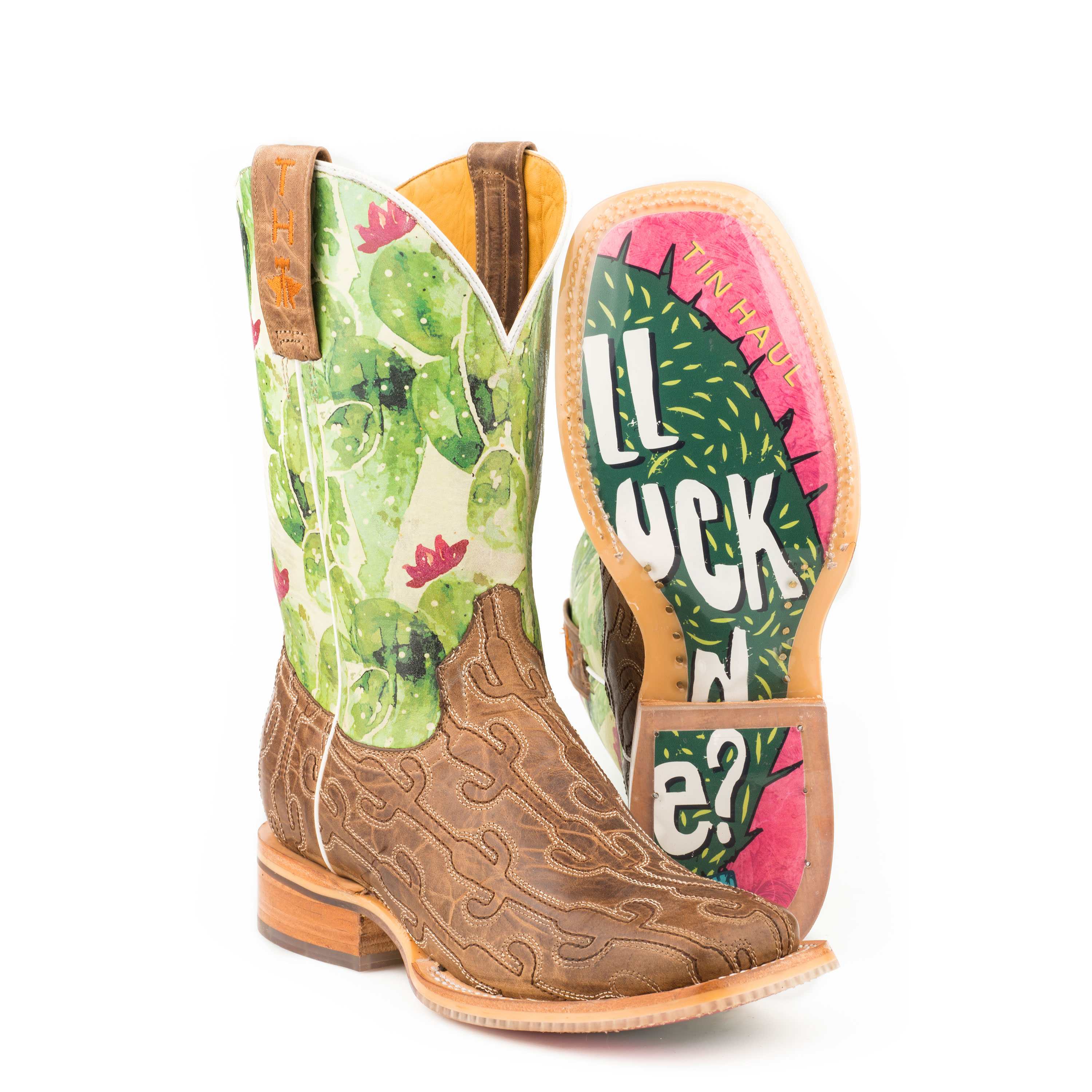 custom tin haul boots