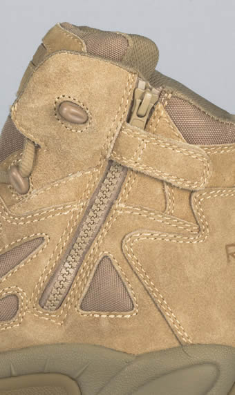 Reebok Men's Desert Tan 6 Military Boots w/Composite Toe & Side Zip #3