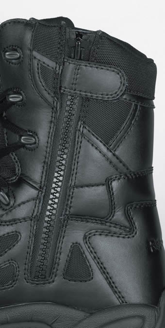 Reebok Men's Black 8 Safety Boots w/Side Zipper #3